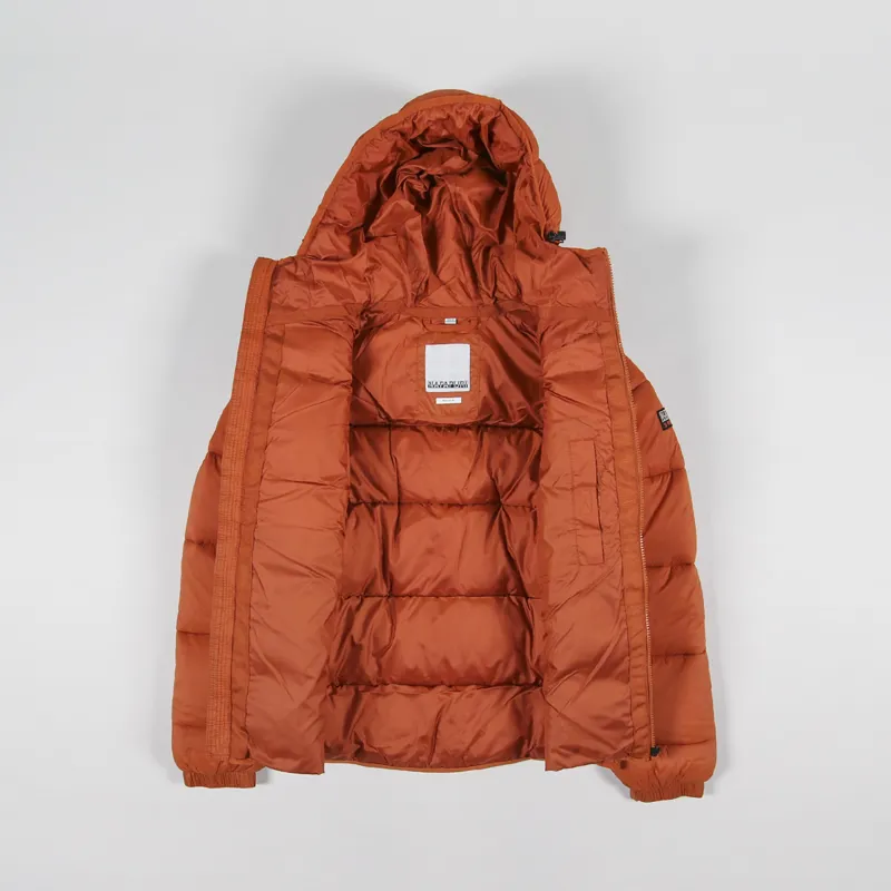 Napapijri Suomi Hooded Jacket Orange-1