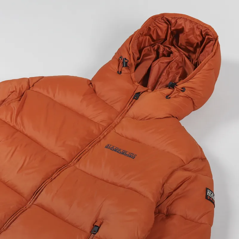Napapijri Suomi Hooded Jacket Orange-3