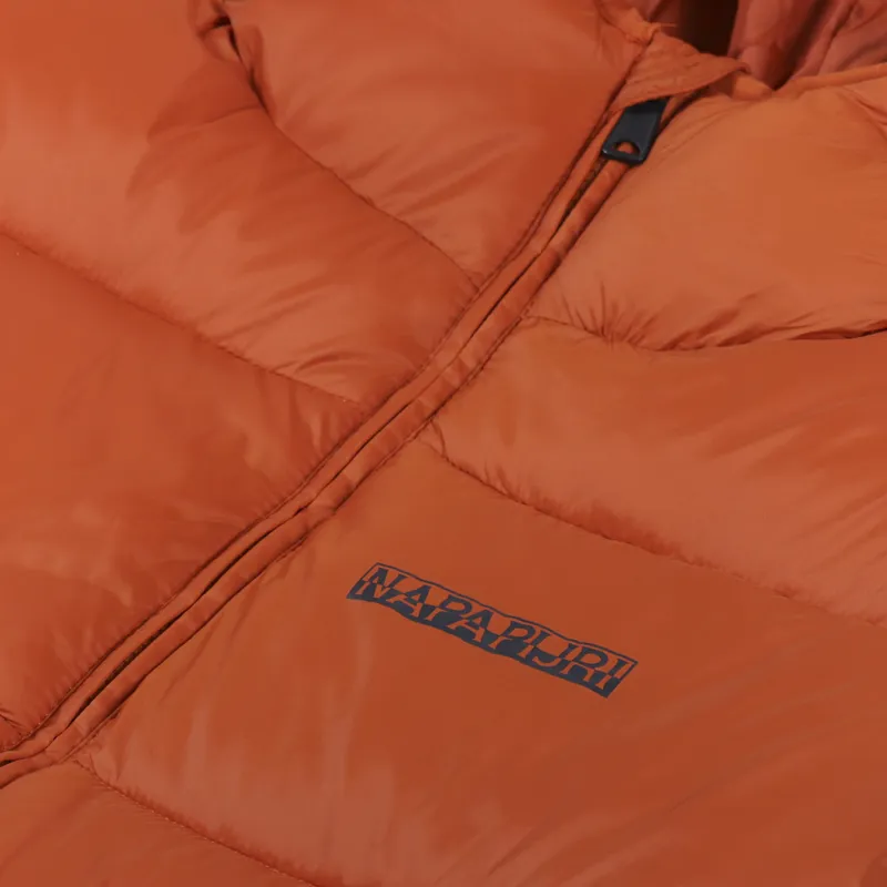 Napapijri Suomi Hooded Jacket Orange-7