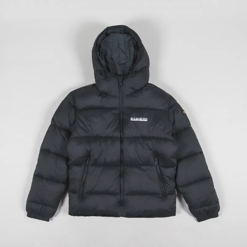 NAPAPIJRI スキージャケット ブラック S相当 Napapijri Suomi Puffer Jacket Men's – Black (NP0A4GJF041) - Slide