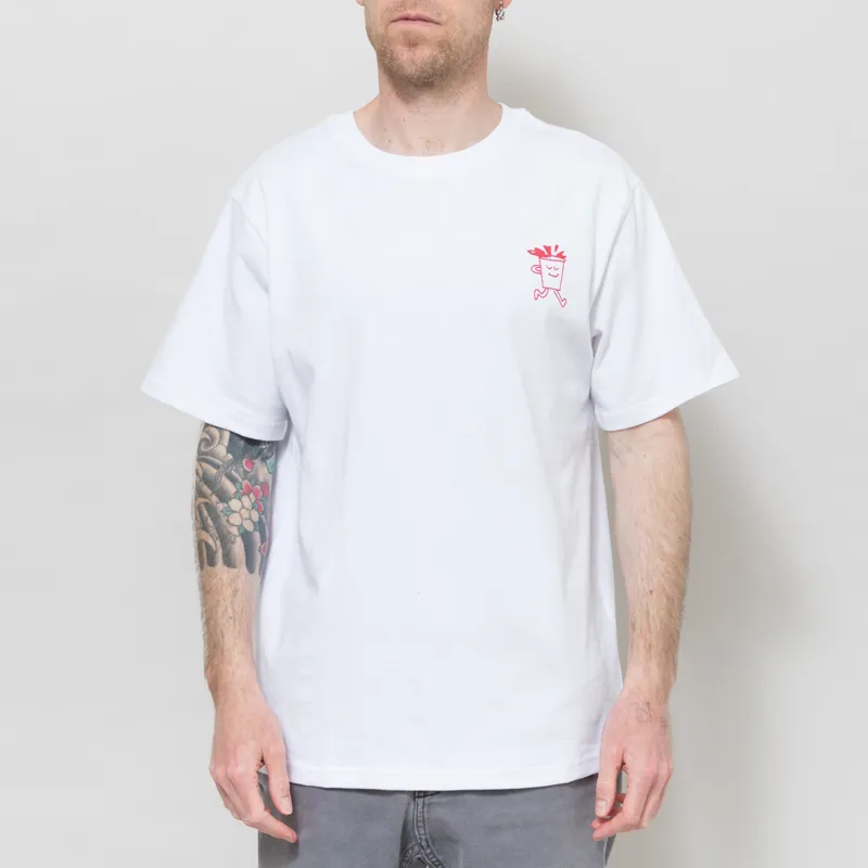 Kaotiko Barista T Shirt White-1