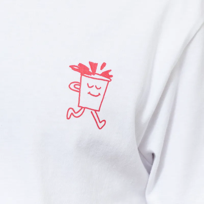 Kaotiko Barista T Shirt White-4