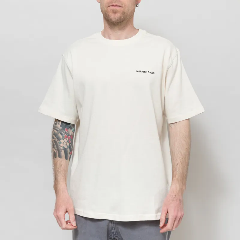 Kaotiko Morning Calls T Shirt Ivory-1
