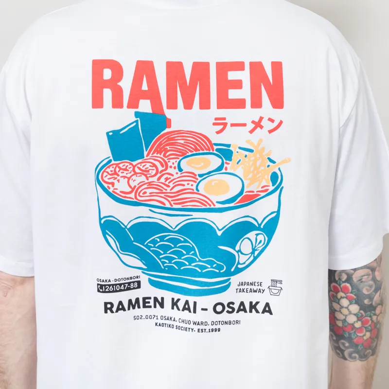 Kaotiko Ramen Osaka T Shirt White-3