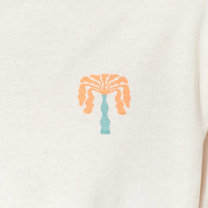 Kaotiko Paradise T Shirt Ivory-5