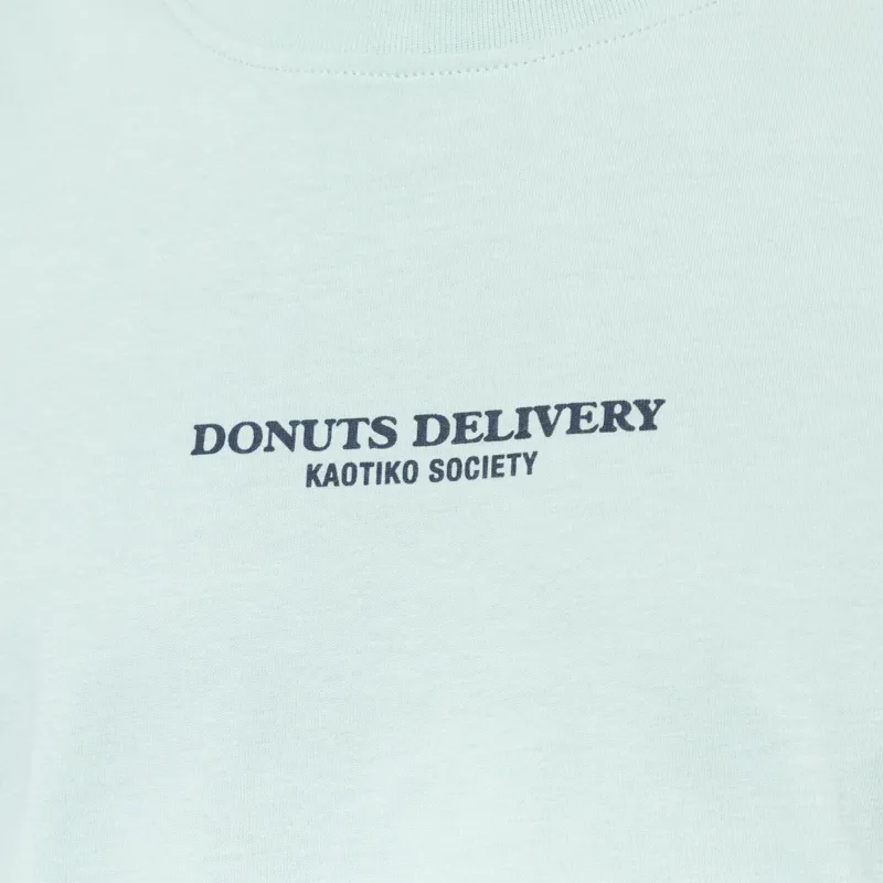 Kaotiko Delicious Donuts T Shirt Fresh Green-5