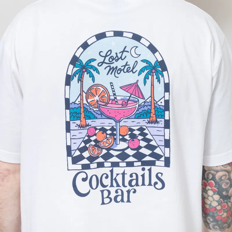 Kaotiko Cocktails Bar T Shirt White-4