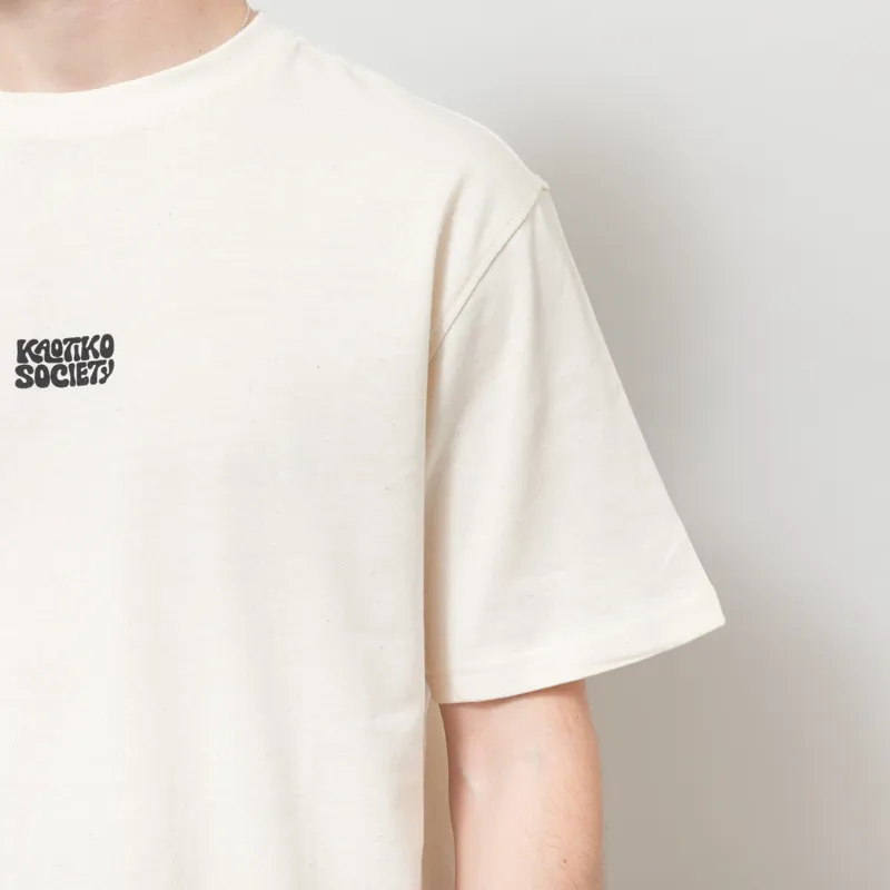 Kaotiko Close Session T Shirt Ivory-3