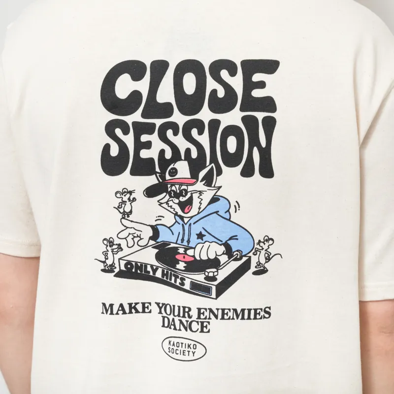 Kaotiko Close Session T Shirt Ivory-4
