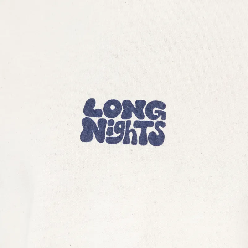 Kaotiko Long Nights T Shirt Ivory-4