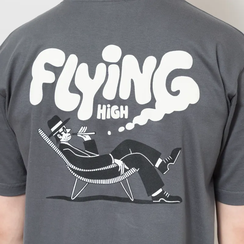 Kaotiko Flying High Man T Shirt Green-4
