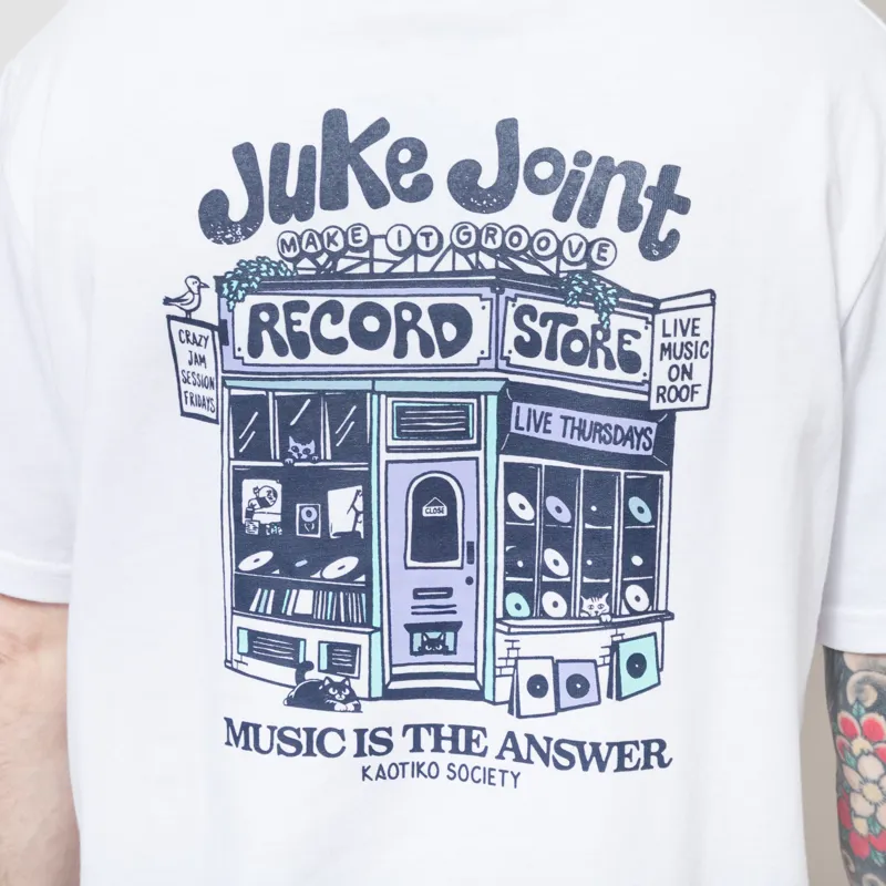 Kaotiko Juke Joint T Shirt White-3