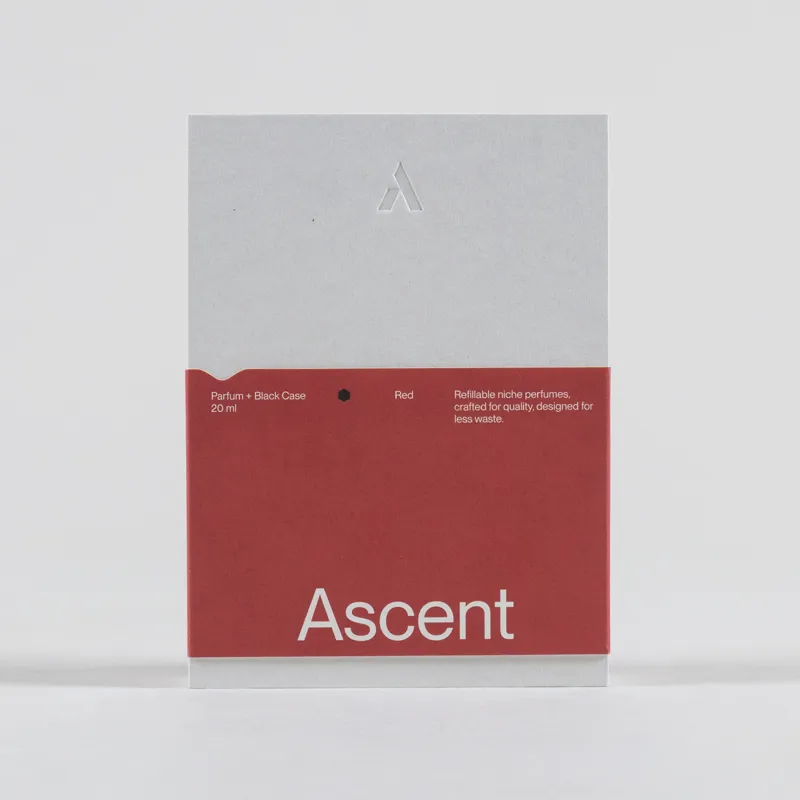 Ascent Red Perfume and Case Black 20ml-2