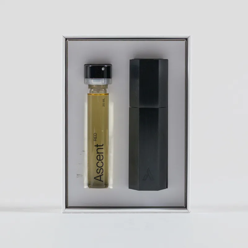 Ascent Red Perfume and Case Black 20ml-1