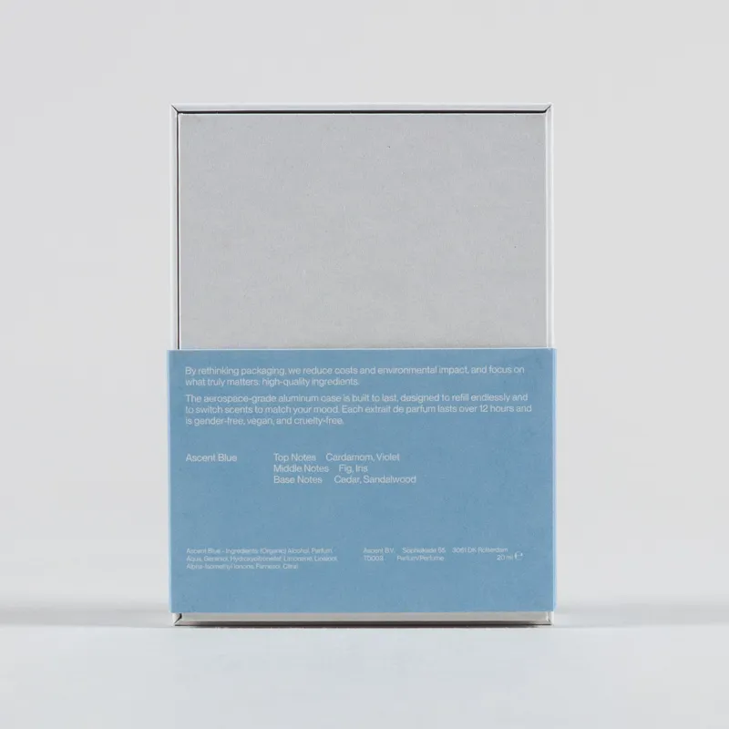 Ascent Blue Perfume and Case Silver 20ml-3