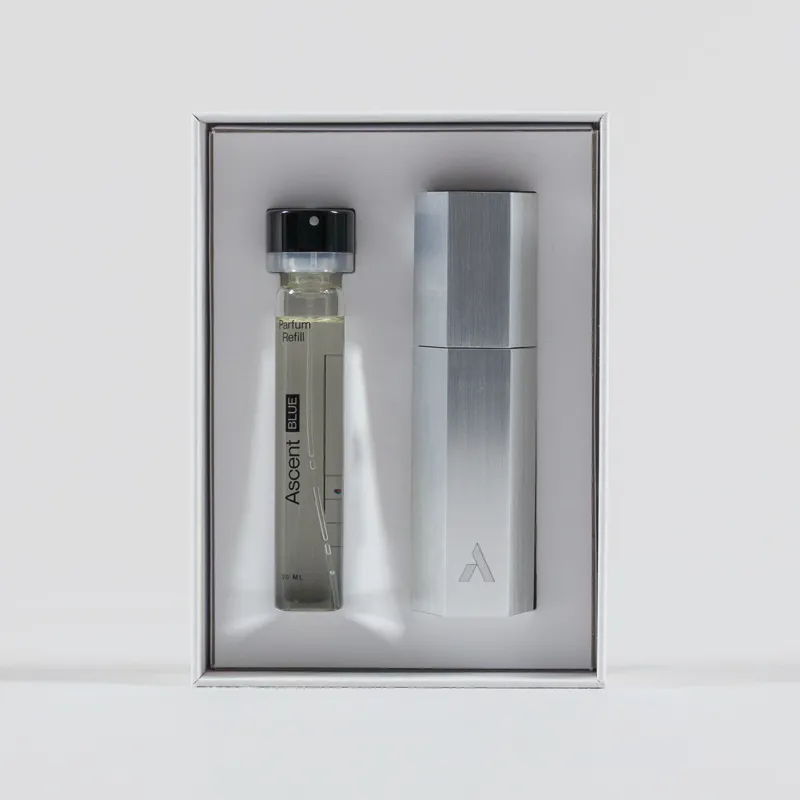 Ascent Blue Perfume and Case Silver 20ml-1