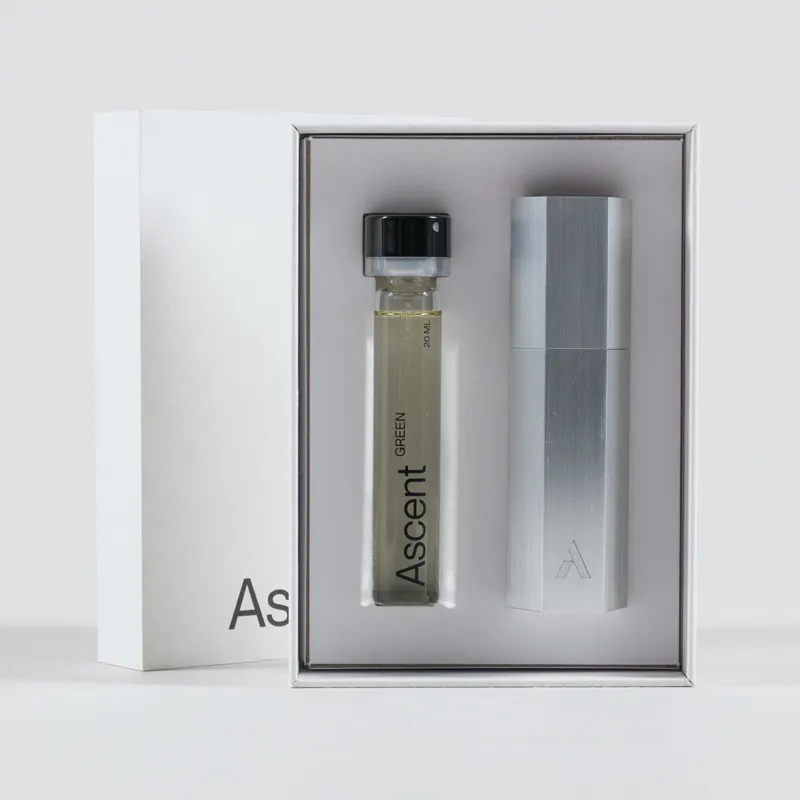 Ascent Green Perfume and Case Silver 20ml