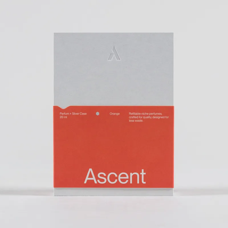 Ascent Orange Perfume and Case Silver 20ml-2