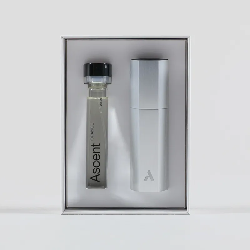 Ascent Orange Perfume and Case Silver 20ml-1