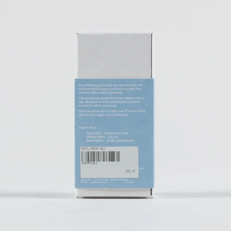 Ascent Blue Perfume Refill Spray 20ml-3
