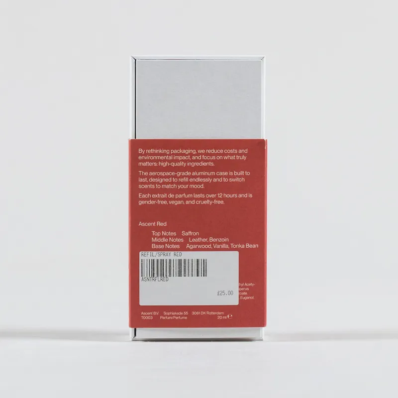 Ascent Red Perfume Refill Spray 20ml-3