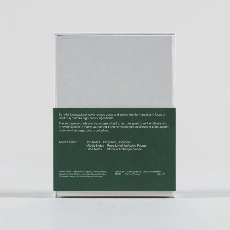 Ascent Green Perfume and Case Black 20ml-3