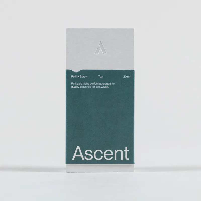 Ascent Teal Perfume Refill Spray 20ml-2