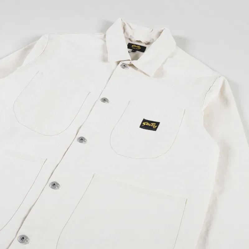 Stan Ray Coverall Jacket Unlined Natural Twill-2