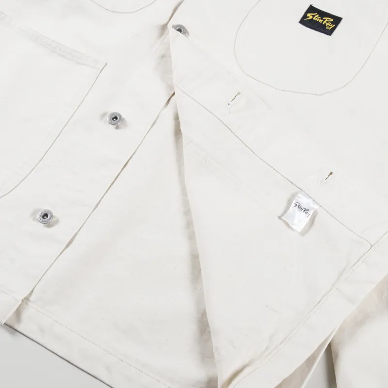 Stan Ray Coverall Jacket Unlined Natural Twill-8