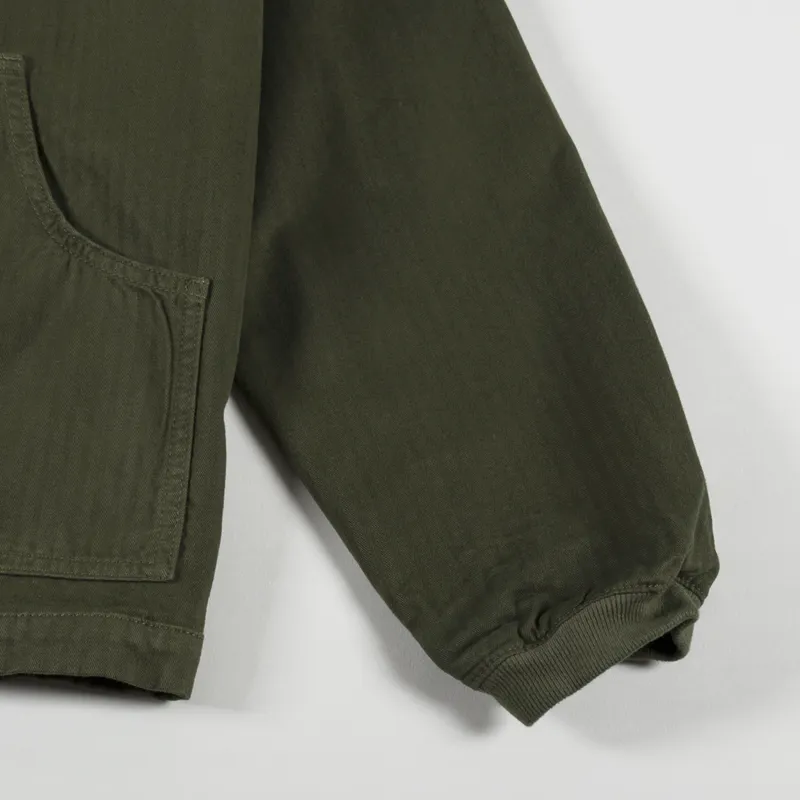 Stan Ray Pork Chop Lined Jacket Olive Herringbone-5