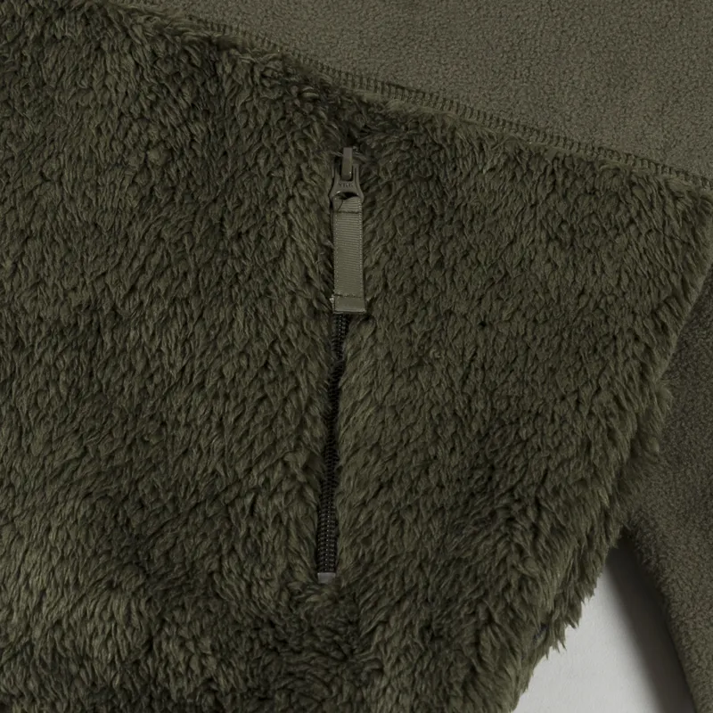 Stan Ray Patchwork Fleece Jacket Olive-4