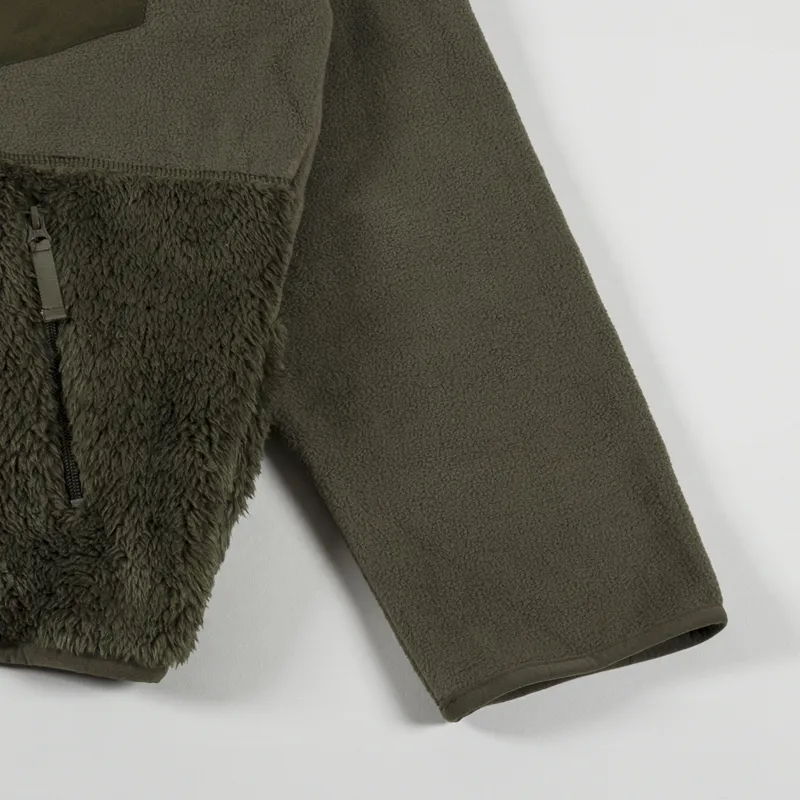 Stan Ray Patchwork Fleece Jacket Olive-5