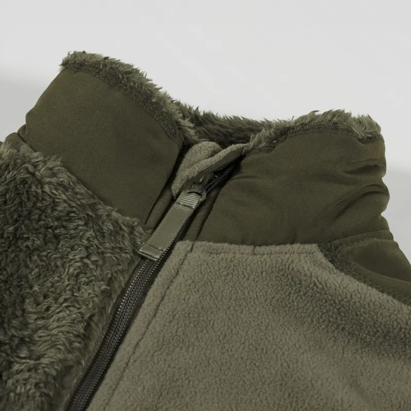 Stan Ray Patchwork Fleece Vest Olive-2