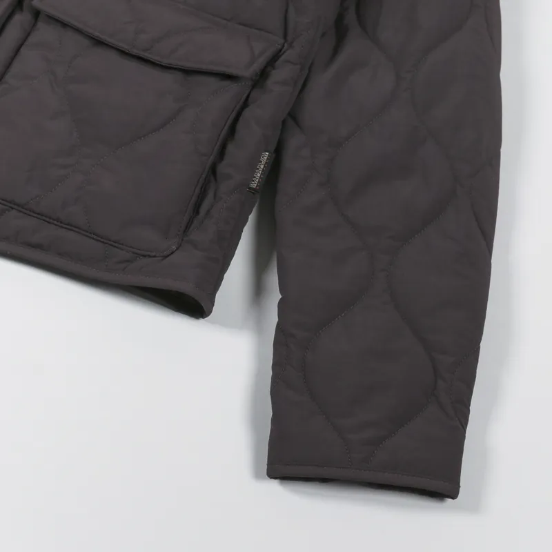 Napapijri Womens Weather Jacket Brown Ebony-7