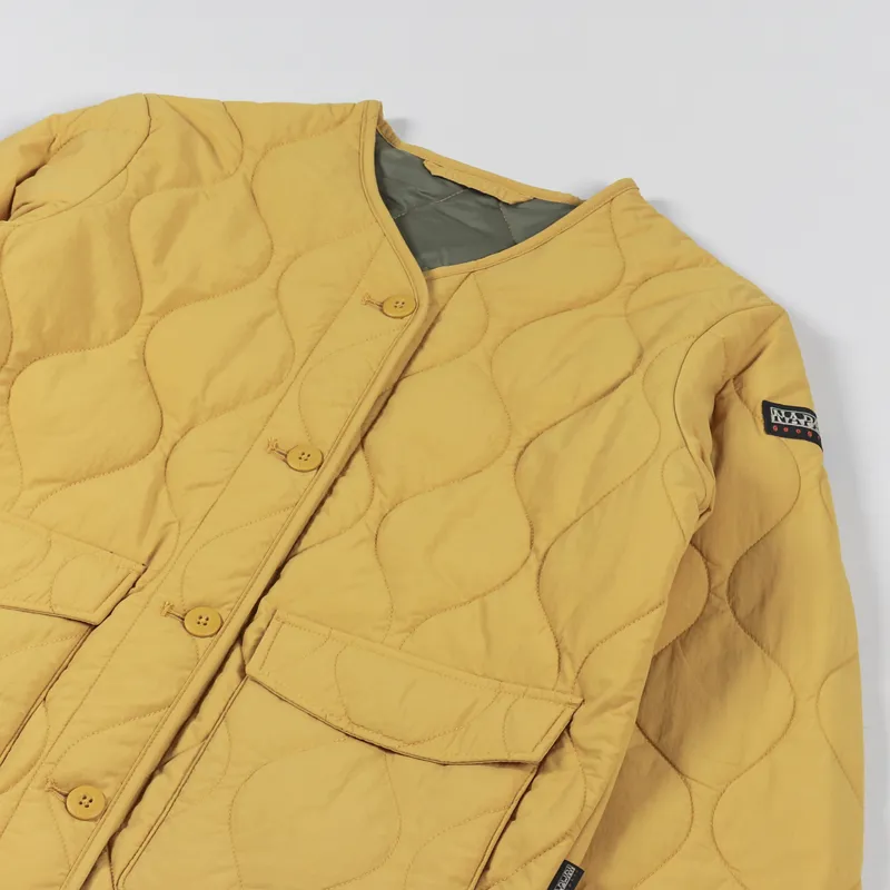 Napapijri Womens Weather Jacket Yellow Amber-5