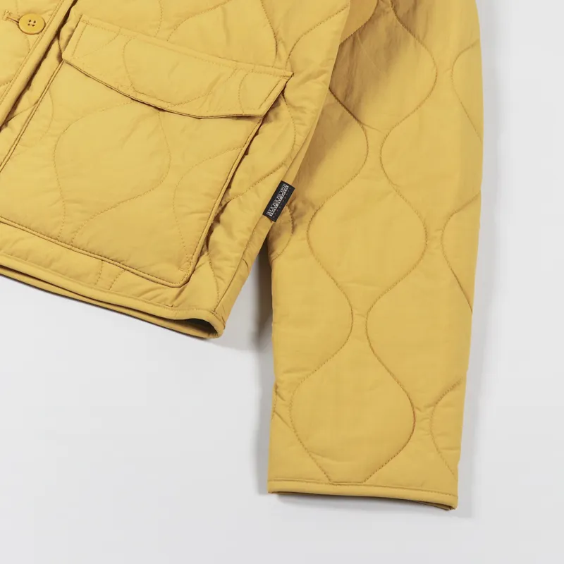 Napapijri Womens Weather Jacket Yellow Amber-7