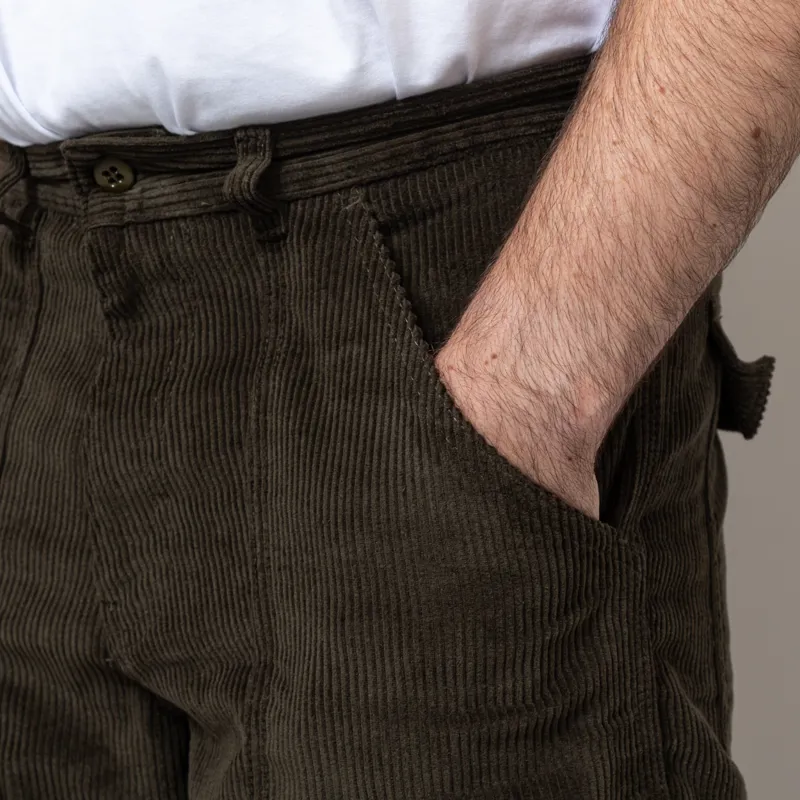 Stan Ray Taper Fatigue Pant Olive Wide Wale Cord-7