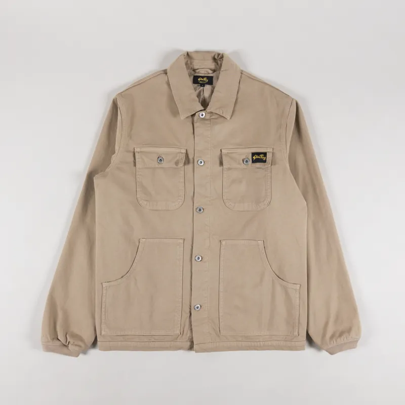 Stan Ray Pork Chop Lined Jacket Khaki Duck