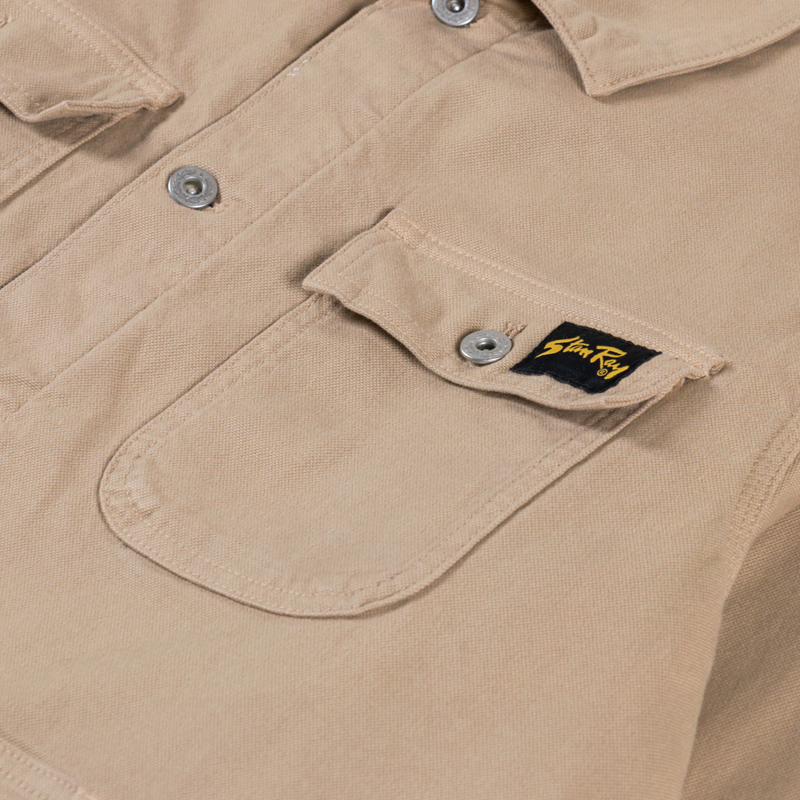 Stan Ray Pork Chop Lined Jacket Khaki Duck-4