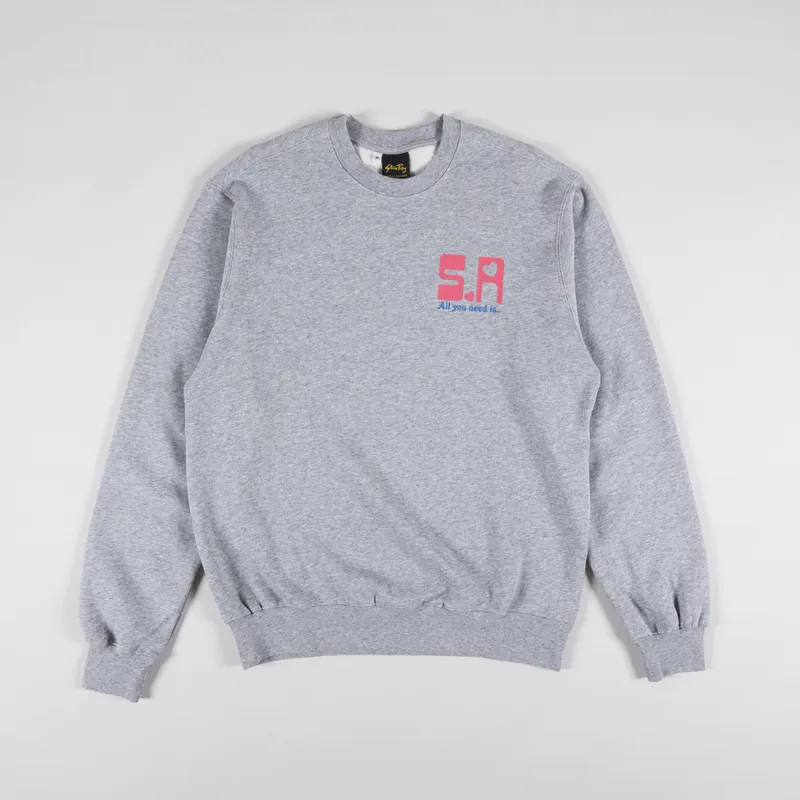 Stan Ray All You Need Crew Grey Heather-1