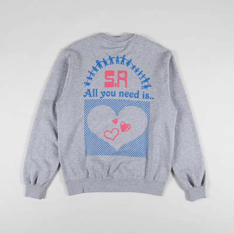 Stan Ray All You Need Crew Grey Heather