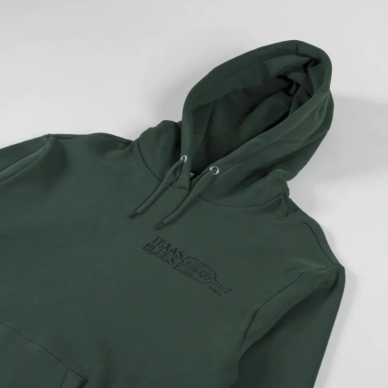 Stan Ray Blues Brush Hoodie Pine Green-2