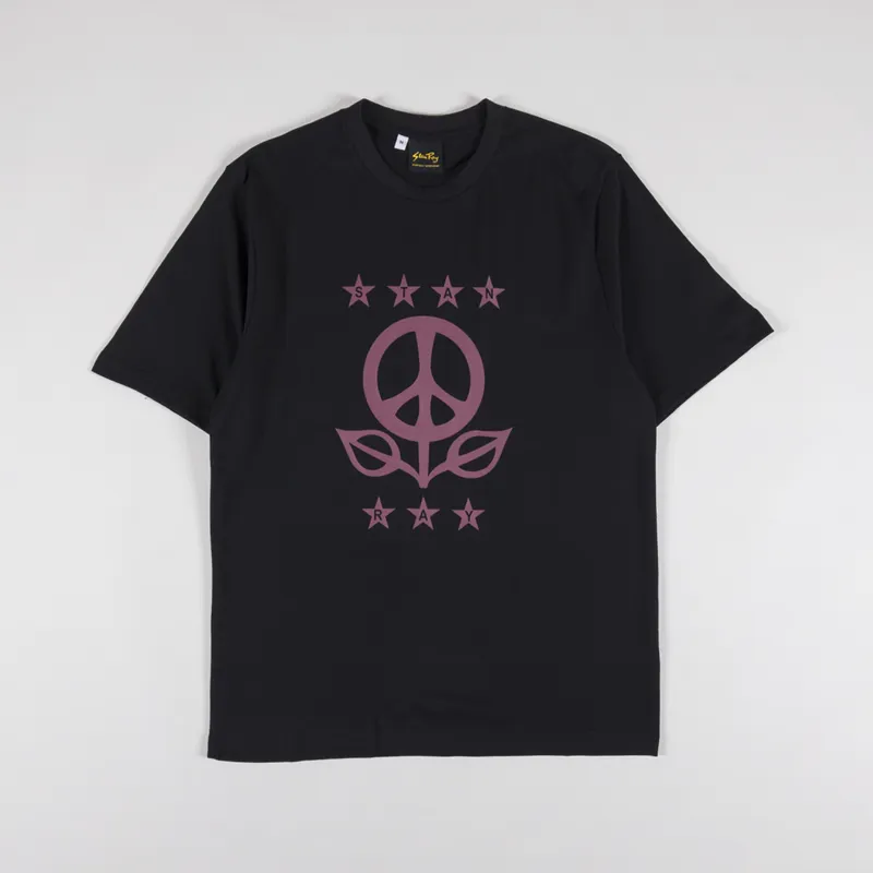 Stan Ray Growing Peace T Shirt Black
