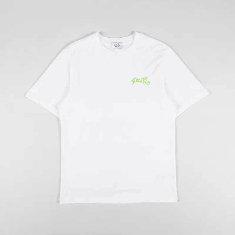 Stan Ray Stan T Shirt White Lime Green-1