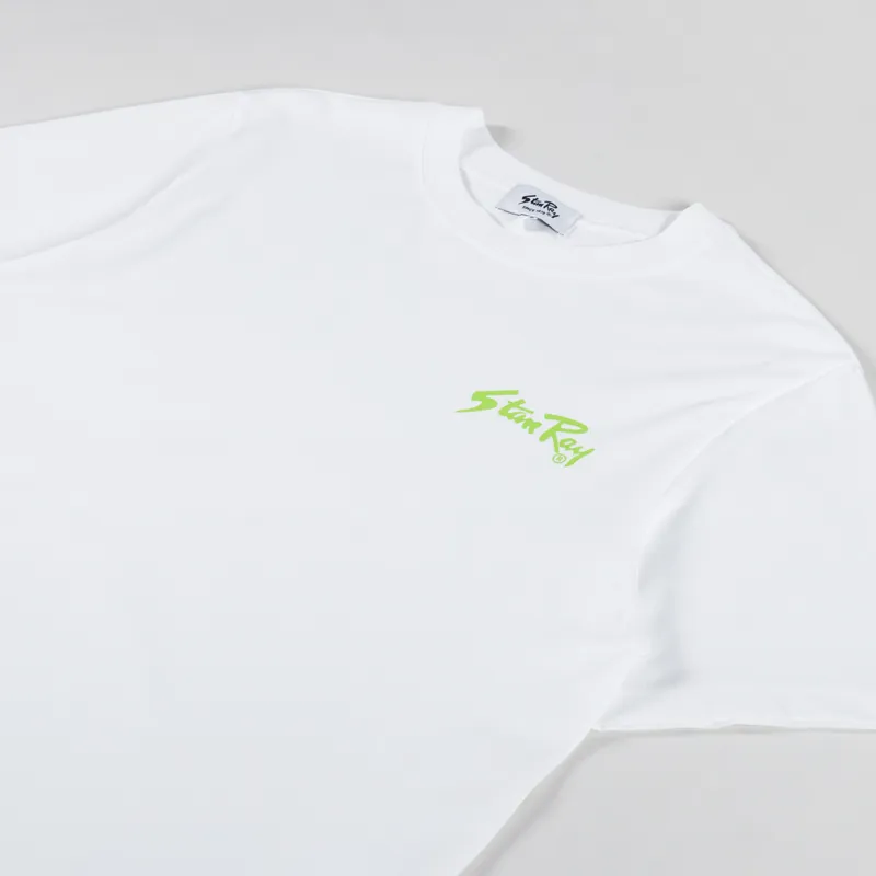 Stan Ray Stan T Shirt White Lime Green-3