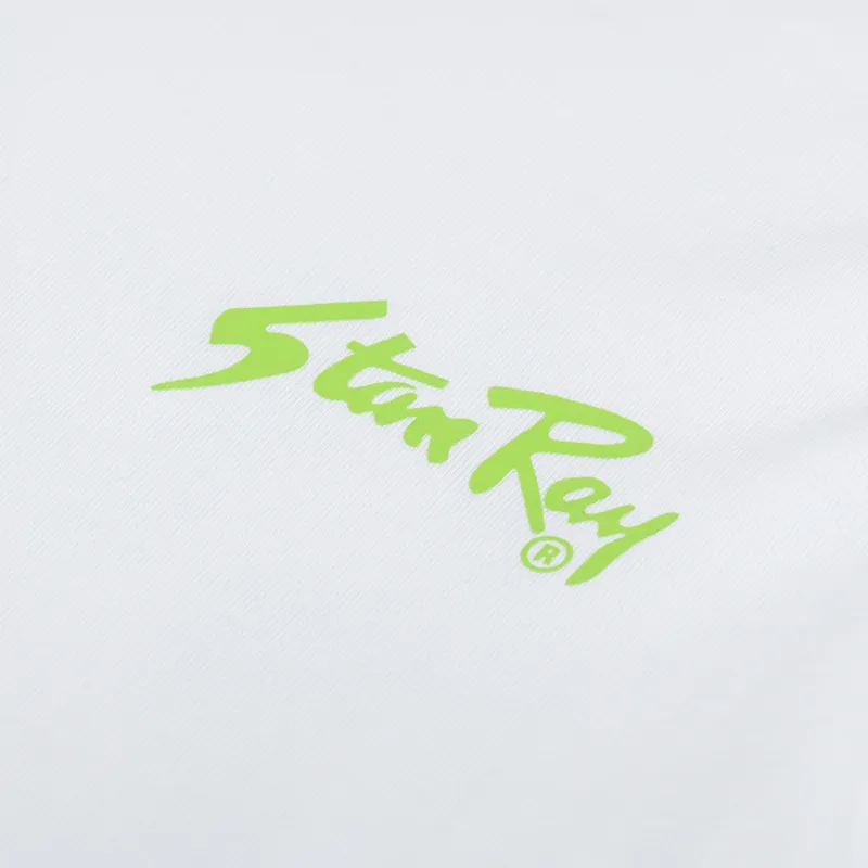 Stan Ray Stan T Shirt White Lime Green-5