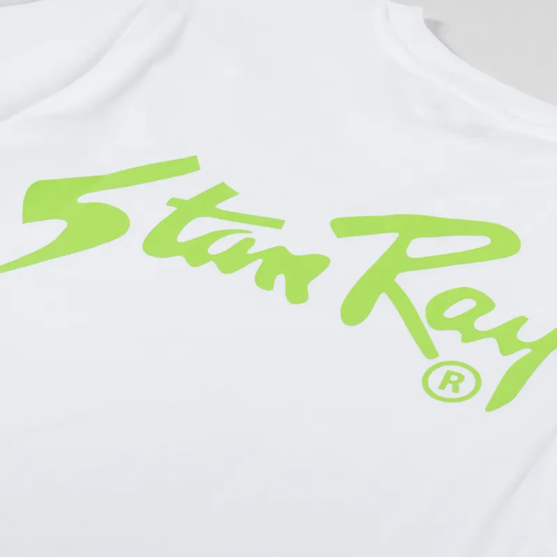 Stan Ray Stan T Shirt White Lime Green-4