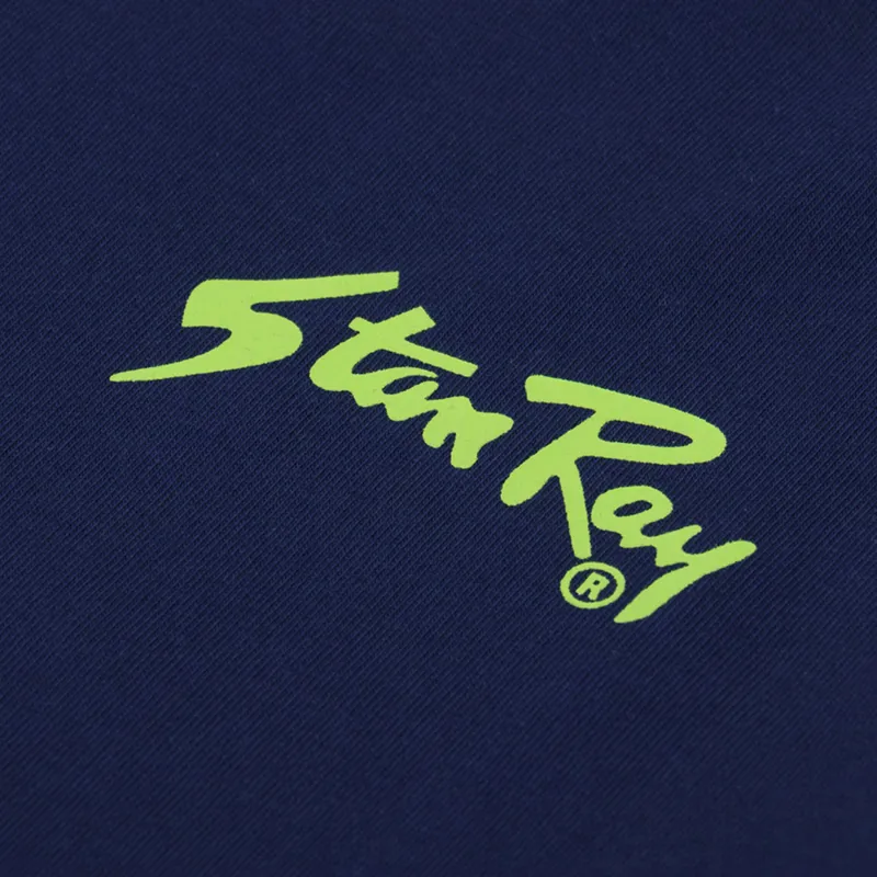 Stan Ray Stan T Shirt Navy Lime Green-5