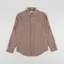 Portuguese Flannel Abstract Pied Poule Shirt Brown