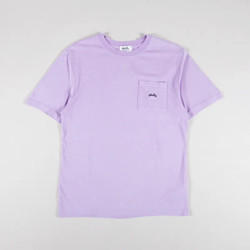 Stan Ray Patch Pocket T Shirt Washed Purple